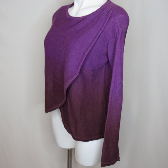 Prana Purple Ombre JULIANA Sweater Women's XS XSmall - Picture 2 of 8